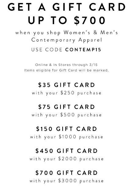 Offer valid on saks.com only (excludes saks fifth avenue stores, saks off 5th stores, and saksoff5th.com). Saks Fifth Avenue Gift Card Event