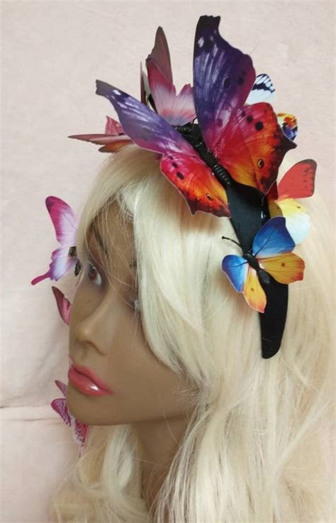Beautiful Butterfly Hairband Set For Festival Wear Butterfly Etsy