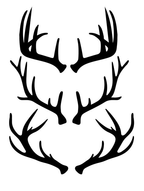 Antlers Decal Cricut Vinyl Silhouette Vinyl