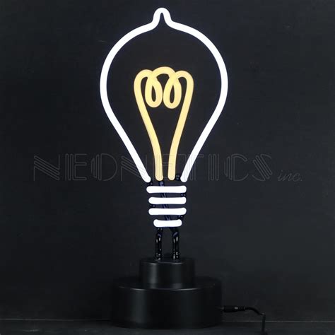 Light Bulb Neon Sculpture Abracadabranyc