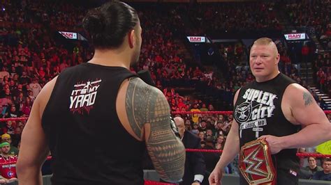 Wwe Raw Results News Notes After Roman Reigns Brock Lesnar Face Off
