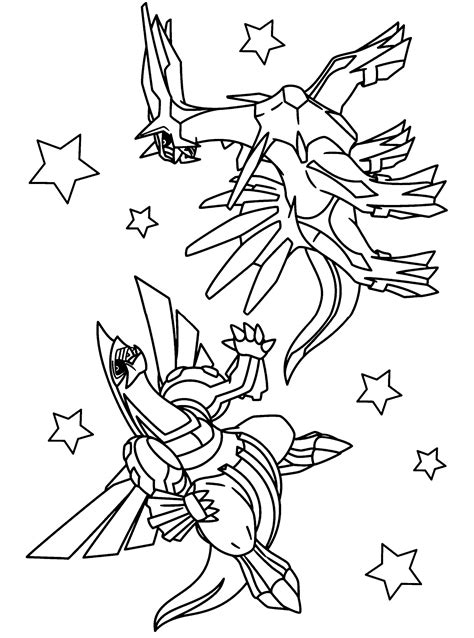 Coloriage Pokemon Palkia A Imprimer Gratuit Coloriage