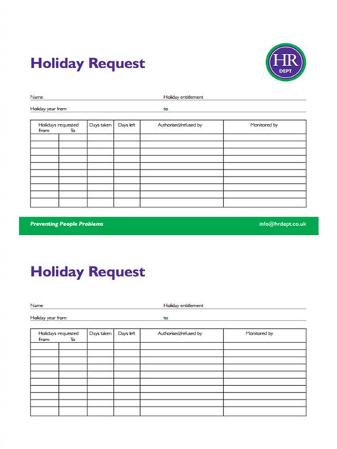Free 49 Sample Employee Request Forms In Pdf Ms Word Excel