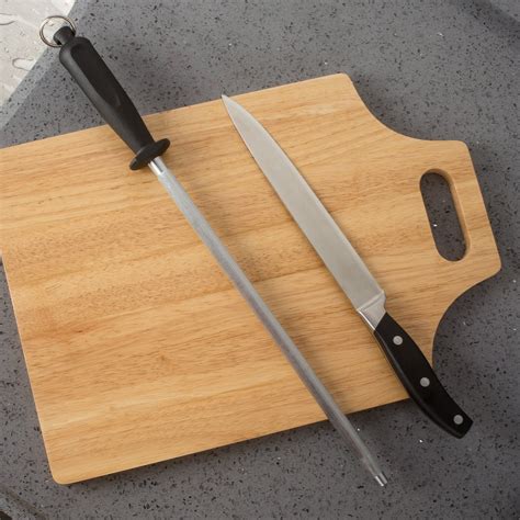professional carbon steel knife sharpener rod round sharpening 12 inch new 77027889598 ebay