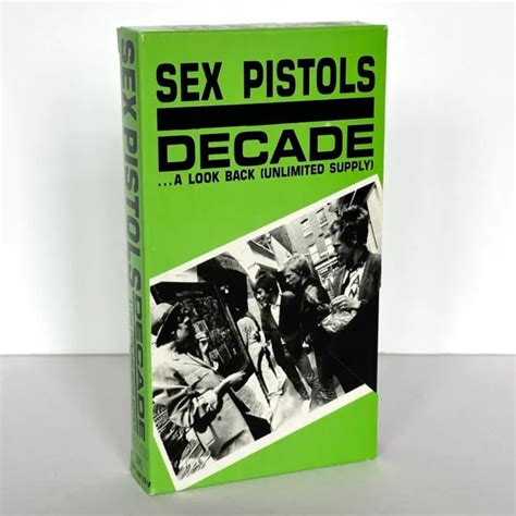 Sex Pistols Decade Vintage Vhs Documentary A Look Back Unlimited Supply 999 Picclick