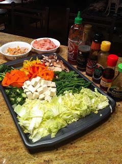 Mongolian sauce is a blend of brown sugar, lite soy sauce, ginger and minced garlic. Mongolian BBQ at Home ~ Chef Julia | Mongolian bbq ...