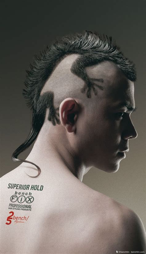 Coolest Shaved Head Ever My Fav Things Lizard Haircut Crazy Hair