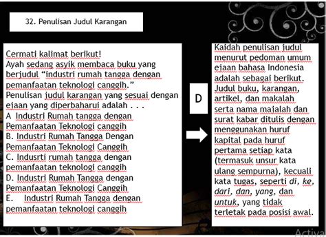 Bedah Kisi Kisi Un Sma Ma Bahasa Indonesia Menyunting Ejaan Dan Tanda
