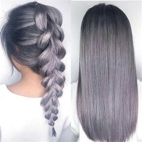 How to get silver/gray hair. How-To: Steel Violet - Behindthechair.com | Grey hair ...