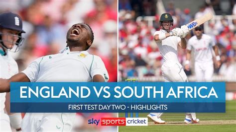England Vs South Africa Day Two Highlights Video Watch Tv Show