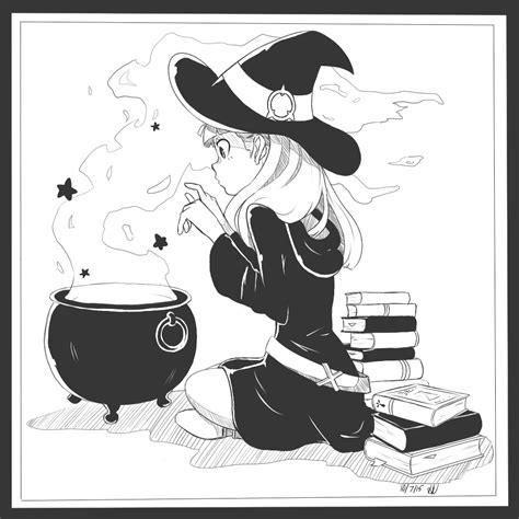 Hannapuri Anime Witch Anime Art Beautiful Witch Art