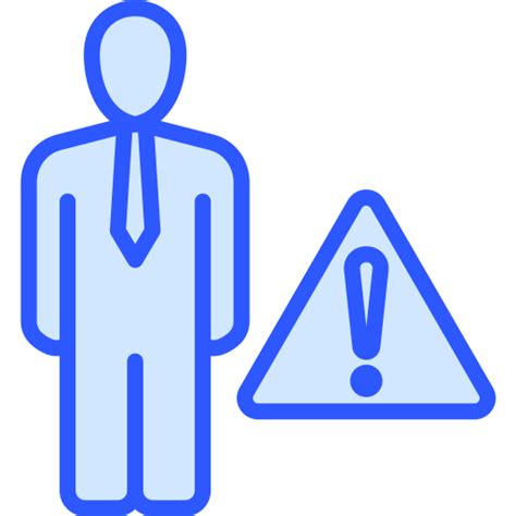 Risk Management Generic Blue Icon