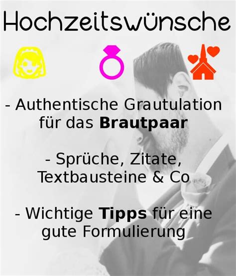 Zu eurer hochzeit möchten wir euch viel glück und alles erdenklich gute wünschen. HOCHZEITSWÜNSCHE: Sprüche & Zitate | Ideen & Insperationen ...