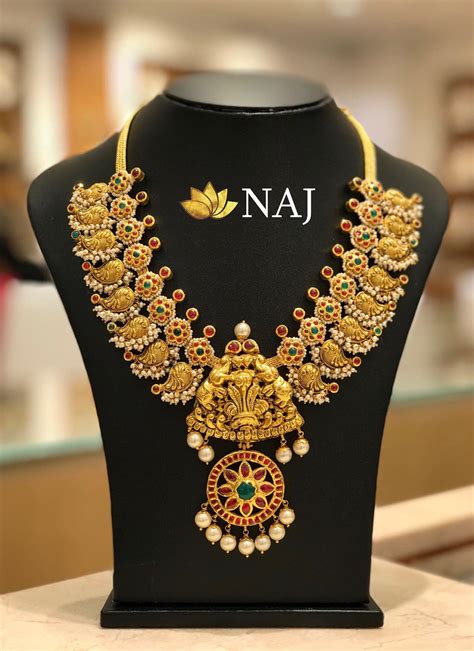 21 Most Beautiful Traditional Gold Necklace And Haram Designs • South