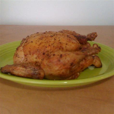 Younger chickens can be cooked hotter and faster. Oven Baked Whole Chicken