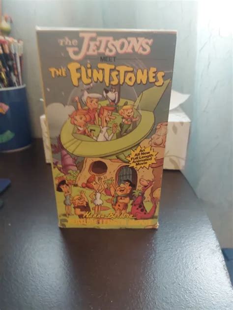 THE JETSONS MEET The Flintstones VHS Hanna Barbera Classic Cartoon Movie PicClick UK