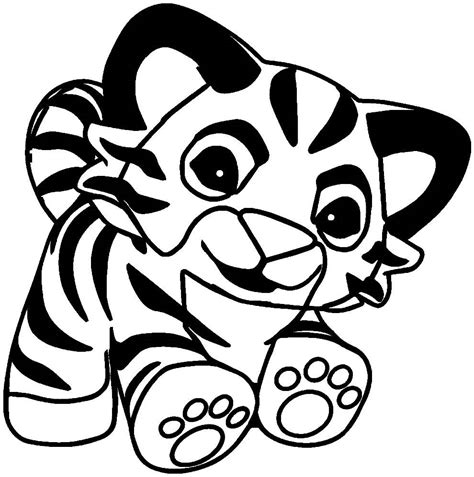 Desenhos De Tigre Pequeno Para Colorir E Imprimir Colorironlinecom