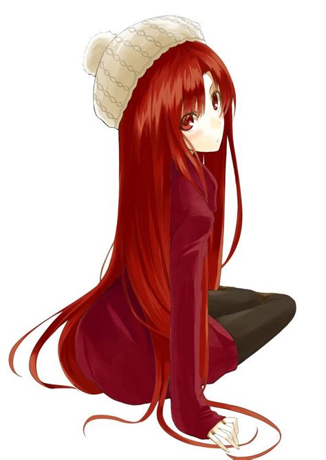 Red Hair Disegni Di Ragazza Anime Ragazza Anime Ragazze Anime