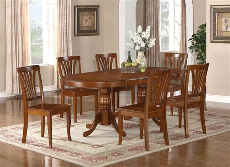 Best matches price low to high price high to low most popular. 9PC OVAL DINETTE KITCHEN DINING SET TABLE w/ 8 WOOD SEAT ...