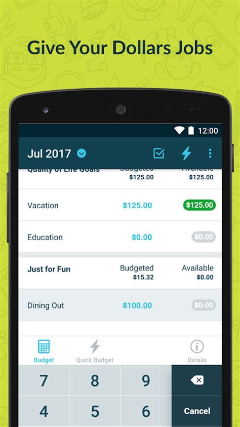 We sifted through these budgeting and saving tools to the app brings together your bank accounts, credit cards, bills, and investments, and it works with android, ios, and your computer. YNAB—Budget, Personal Finance - Android Apps on Google Play