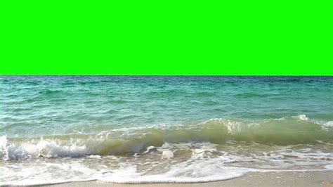 Copyright Free Animated Ocean Waves Green Screen Effect Chroma Key