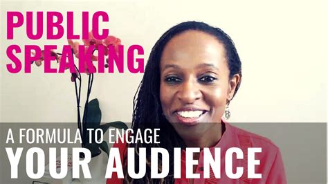 Public Speaking A Formula To Engage Your Audience Shola Kaye