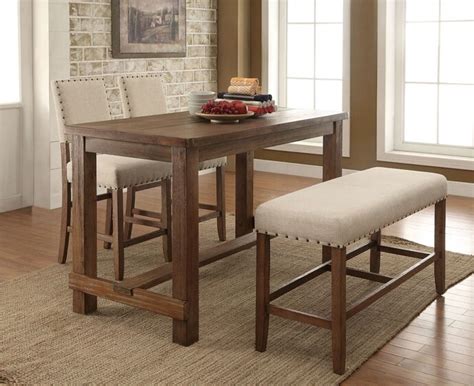 CM3324PT-4pc 4 pc sania natural tone finish wood counter ...