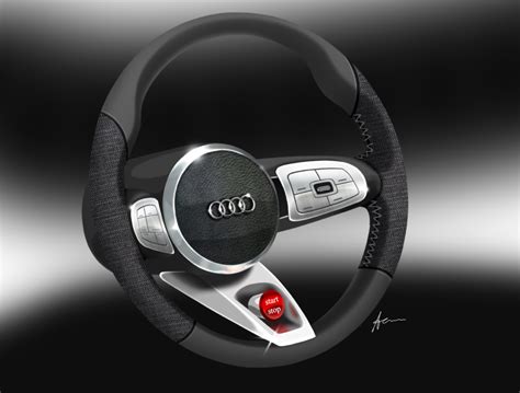 Audi Steering Wheel By Mohammad Reza Azm Design Records