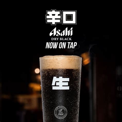 Asahi Super Dry Black On Tap At Steves Steves Bar And Cafe