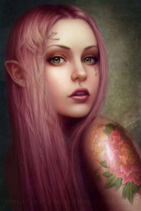 Wood Nymph Elf Art Fantasy Art Fantasy Women