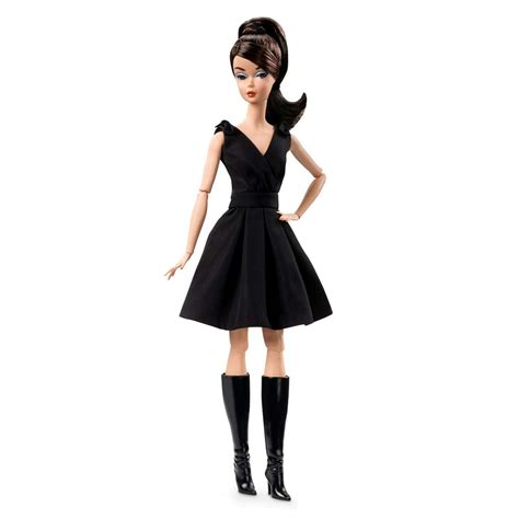 Barbie Collector Fashion Model Doll With Classic Black Dress Walmart