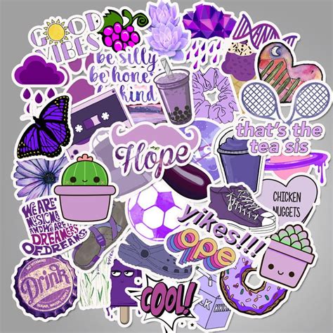 50 Pcs Stickers Pack Waterproof Cute Cool Teens Funny Theme Stickers