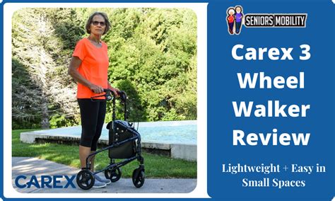 Carex 3 Wheel Walker Review Lightweight Easy In Small Spaces