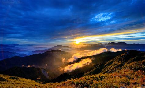 合歡主峰夕陽 Mt Hehuan Sunset National Parks Beautiful Places Natural