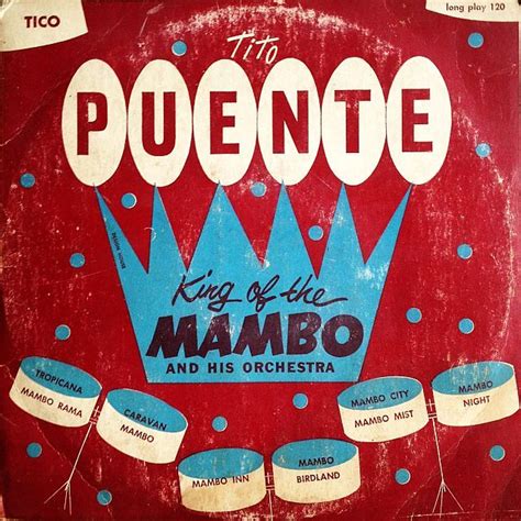 tito puente king of the mambo and his orchestra music poster design
