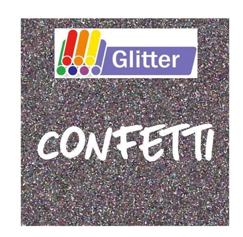 Siser Glitter Heat Transfer Vinyl Confetti