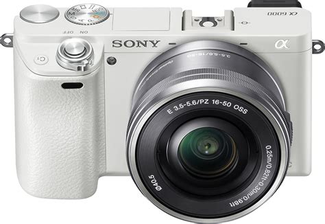 Best Buy Sony Alpha A6000 Mirrorless Camera With 16 50mm Lens White
