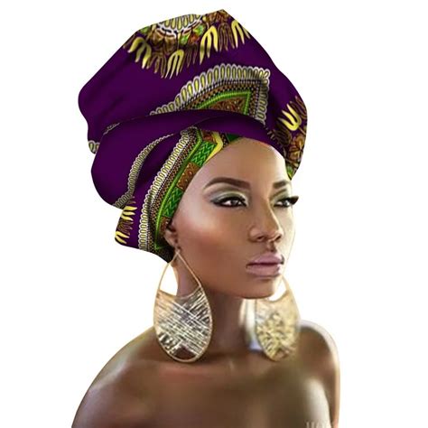 Mylb 100 Polyester Fabric African Headwear For Women Headband Decorations Wrap Tie Scarf Africa