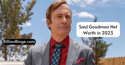 Saul Goodman Net Worth In 2023 A Journey To 36 Million