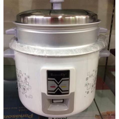 Butterfly 1 8L Rice Cooker With Steamer BRCS18 Shopee Malaysia