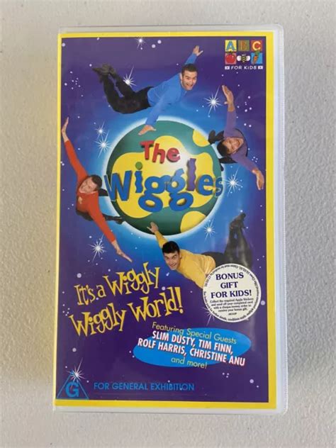 The Wiggles Its A Wiggly Wiggly World Vhs Tape Eur 907 Picclick Fr
