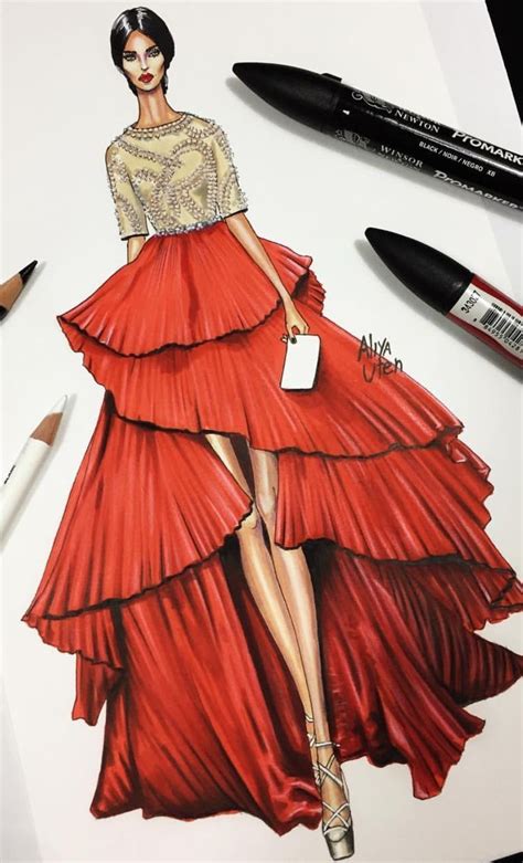 Fashion Design Sketches Fashion Illustration Fashion Sketches Dresses