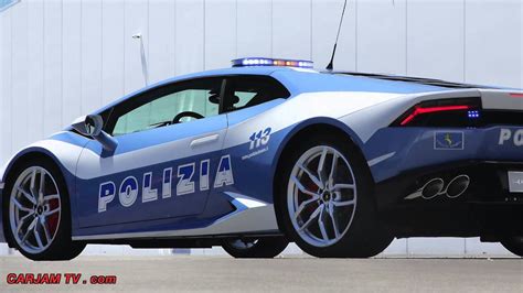 2015 Lamborghini Huracán Polizia Video Engine Start Lamborghini Police