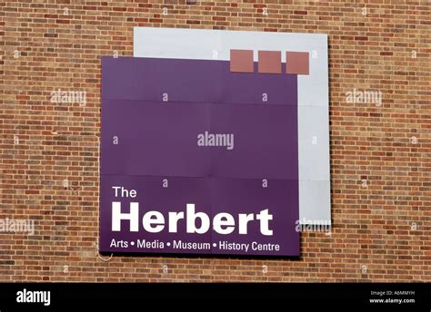 Sign On The Herbert Art Gallery And Museum Coventry West Midlands