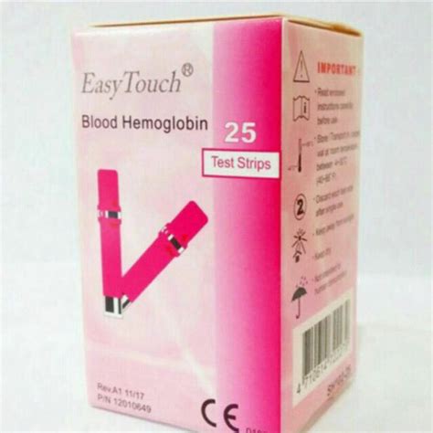 Jual Easytouch Strip Hemoglobin Test Hb Refill Isi Easy Touch