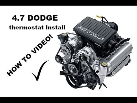 We bought this jeep a couple weeks ago and it threw a cel code p0128 (thermostat rationality). 4.7 Dodge Thermostat Replacement Jeep Grand Cherokee H.O ...