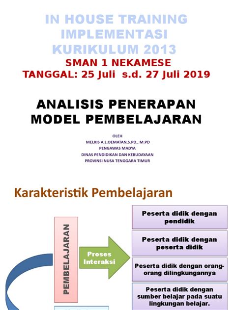 Analisis Penerapan Model Pembelajaran Final Pdf