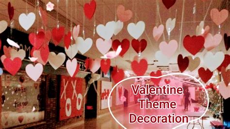 Valentines Day Theme Based Party Decoration Youtube
