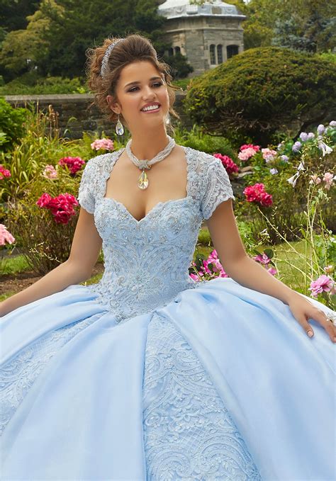 Shimmering Organza And Tulle Quinceañera Dress Morilee Style 60106 In