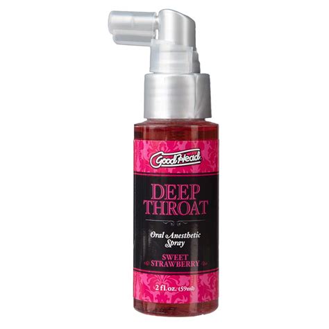 good head deep throat flavored oral sex numbing spray 2 oz